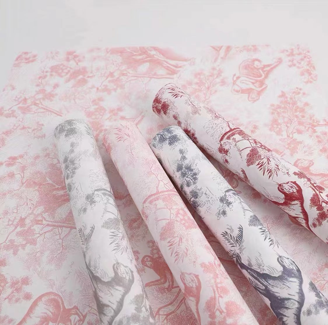 Dior Floral Wrapping Paper · Creative Fabrica