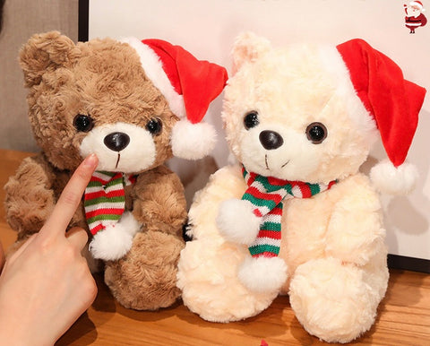 Santa Hat Teddy Bear Plushie