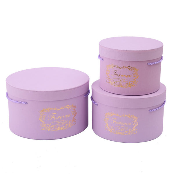 Round Hat Box Set of 3