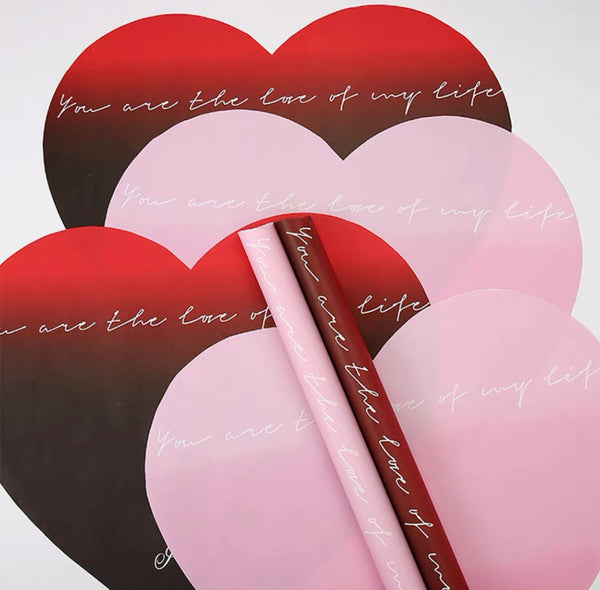 Heart Shape Wrapping Paper