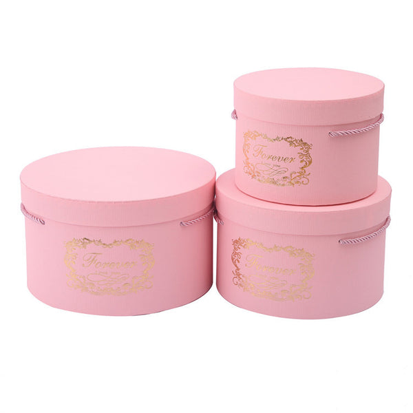 Round Hat Box Set of 3