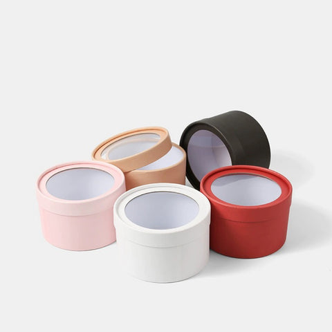 Clear Lid Round Box