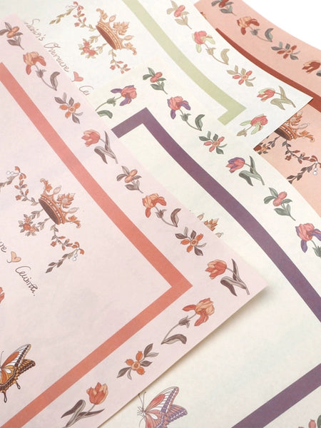 Royal Flower Wrapping Paper