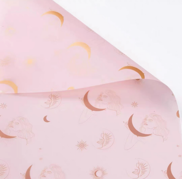 Moon Goddess Foggy Waterproof Wrapping Paper