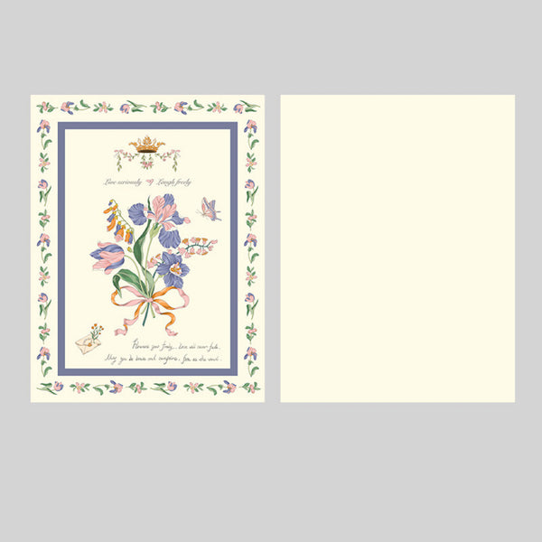 Royal Flower Wrapping Paper