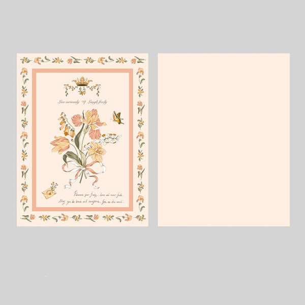 Royal Flower Wrapping Paper