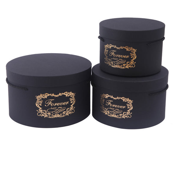 Round Hat Box Set of 3