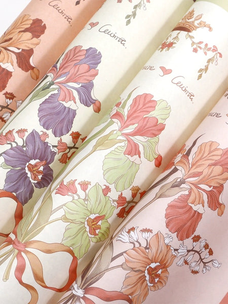 Royal Flower Wrapping Paper