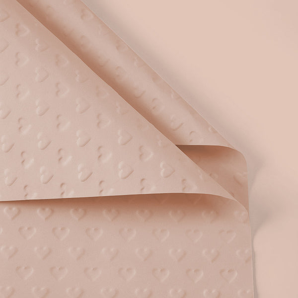 Imprinted Heart Wrapping Paper