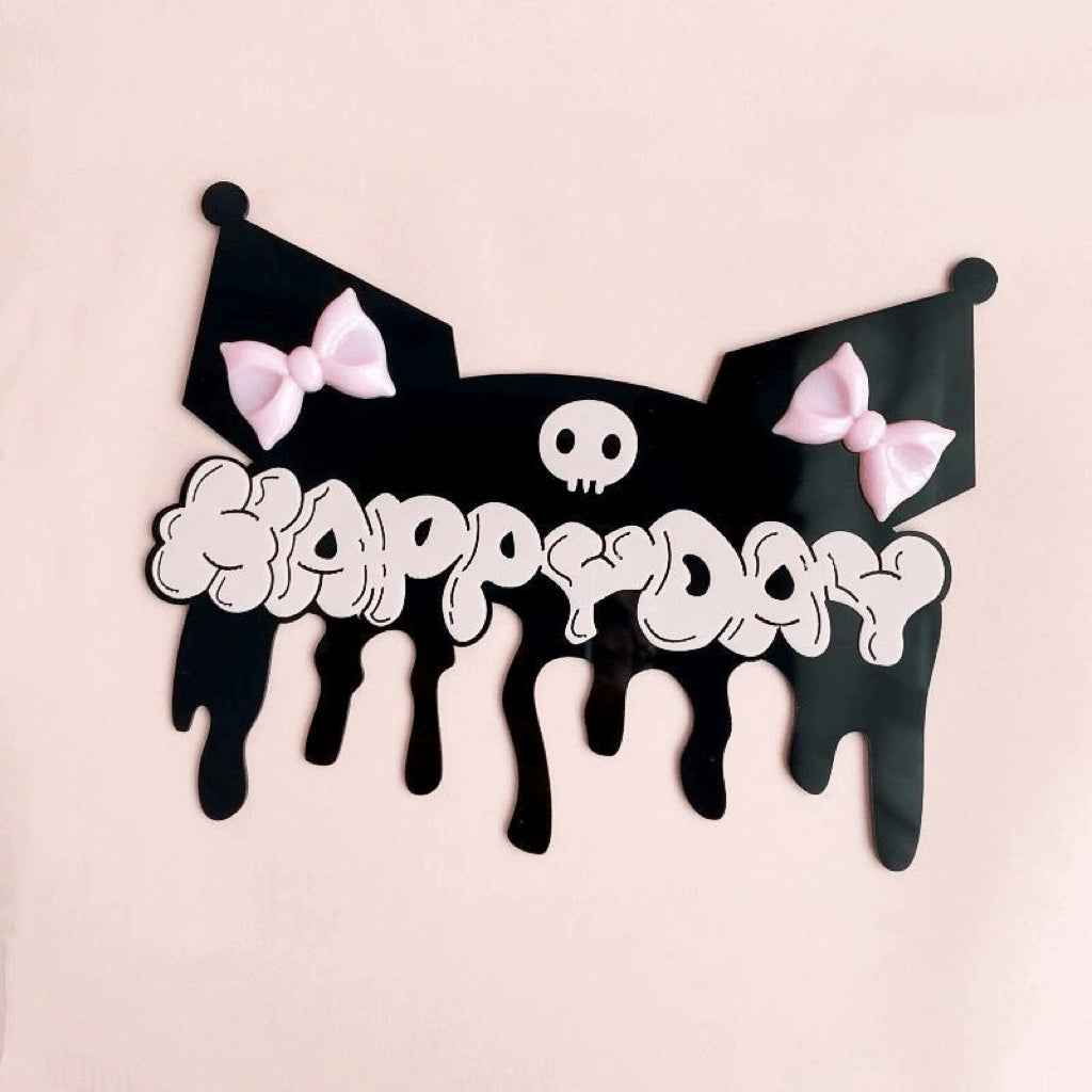 Kuromi Birthday Topper