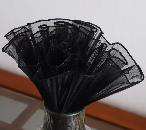 Mesh Wave Organza Wrapping