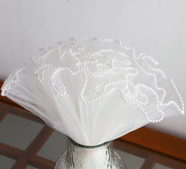 Mesh Wave Organza Wrapping