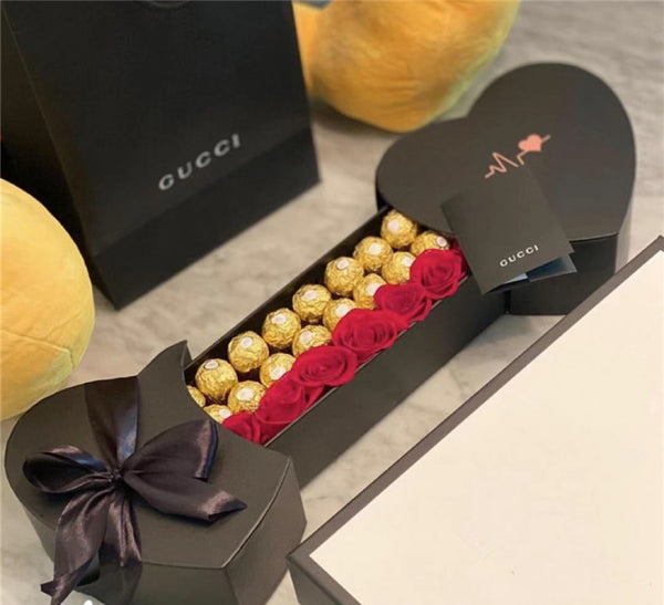Dual Heart Flower Box