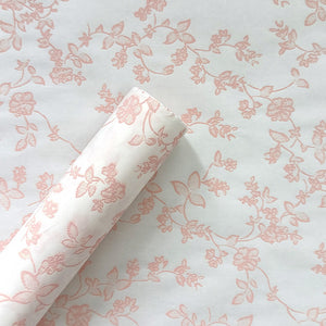 Light Floral Waterproof Wrapping Paper