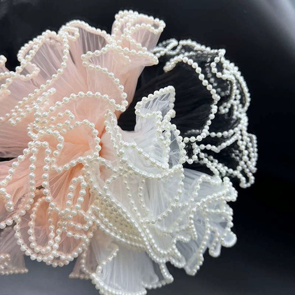 Mesh Wave Organza Wrapping