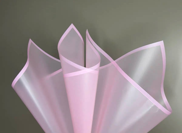 Colorful Edge Foggy Waterproof Wrapping Paper