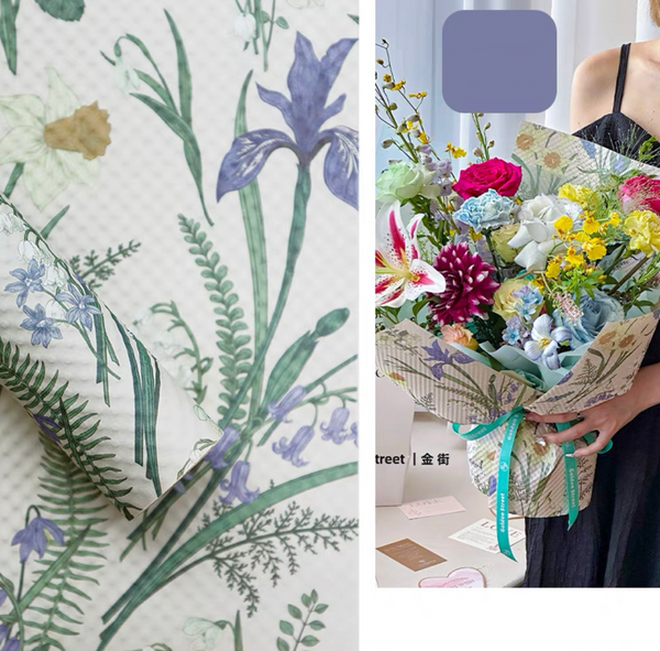 Ann’s Garden Kraft Wrapping Paper