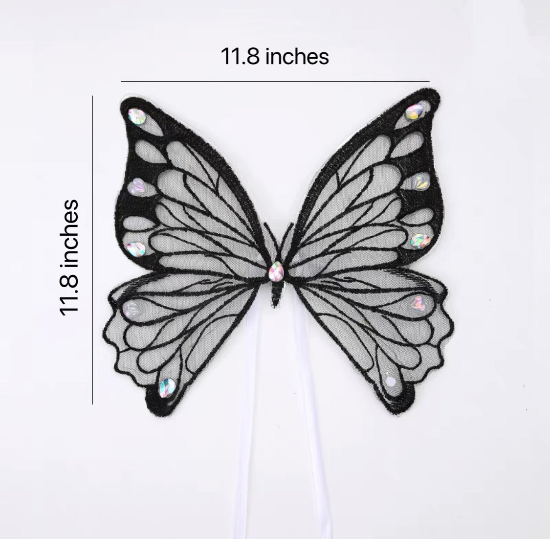 Giant Lace PVC Butterfly Accessory