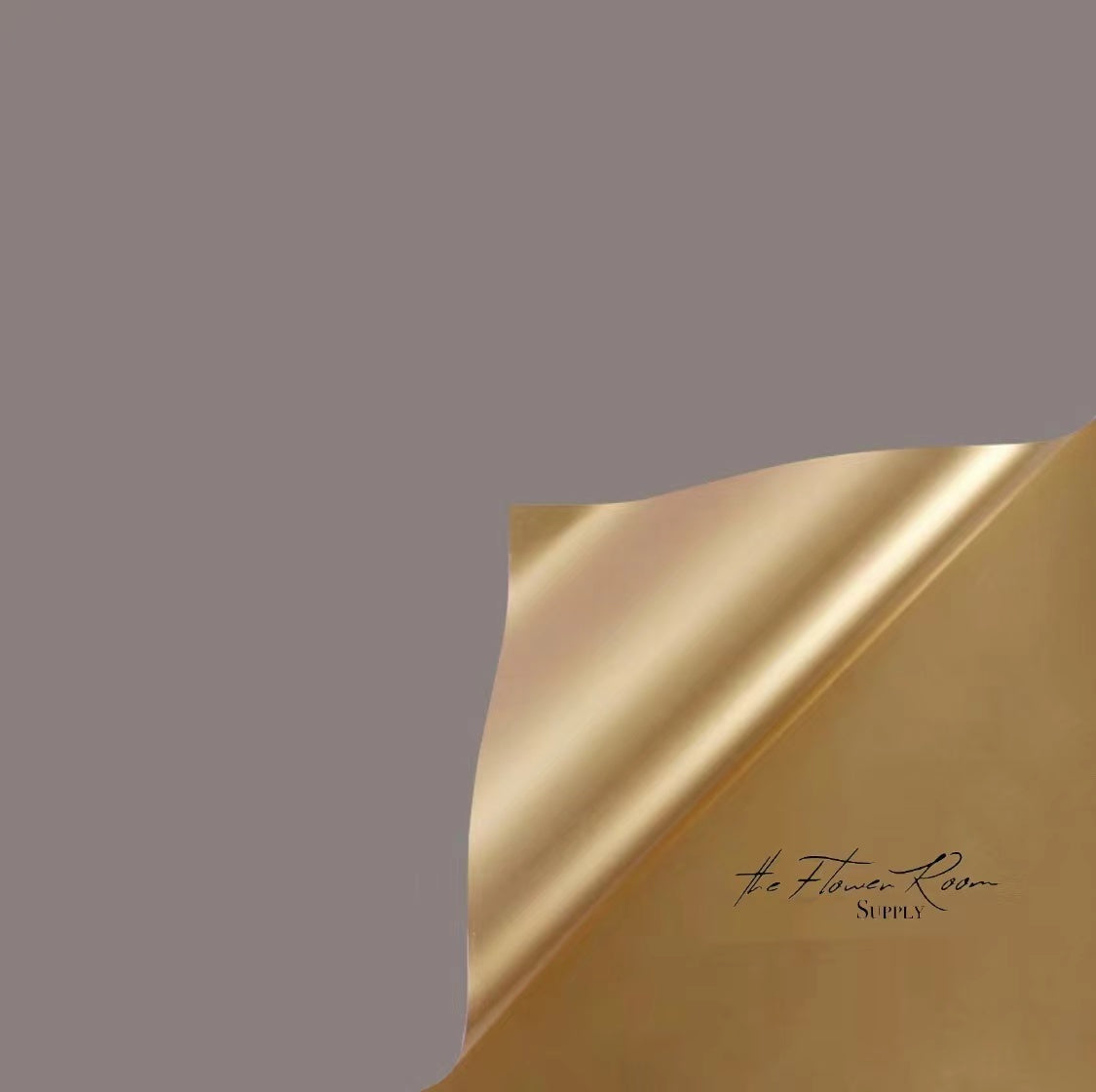 Matte Two Toned with Gold Side Waterproof Paper – theflowerroomsupply