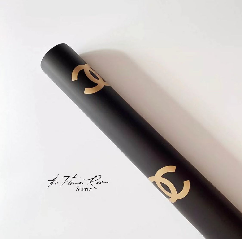 chanel bouquet wrapping paper
