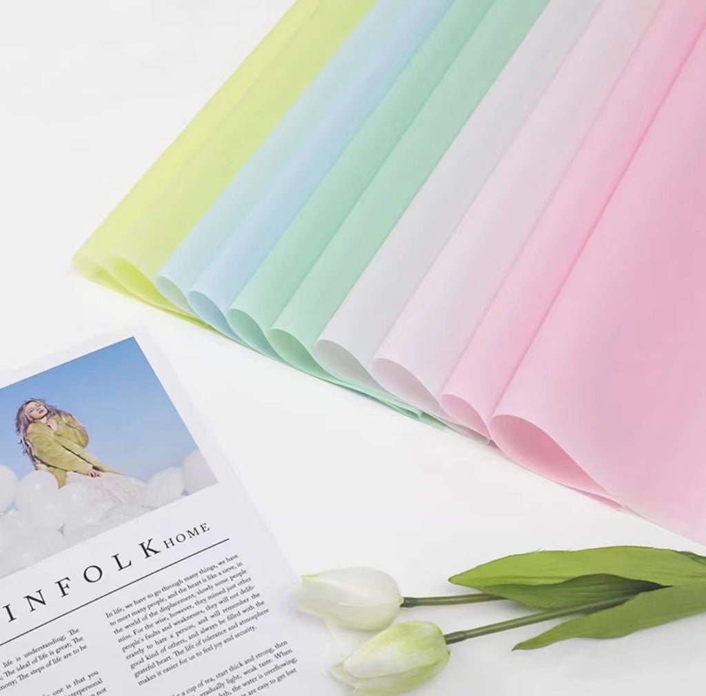 Colorful Foggy Waterproof Wrapping Paper – theflowerroomsupply