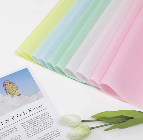Colorful Foggy Waterproof Wrapping Paper