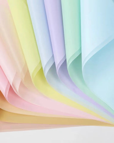 Colorful Foggy Waterproof Wrapping Paper