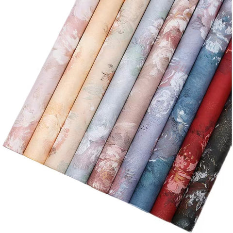 20 Sheets Matte Flower Wrapping Paper Waterproof Floral Bouquet Wrap Thick  Gift Packaging Supplies for Birthday Mother Day Baby Shower Wedding